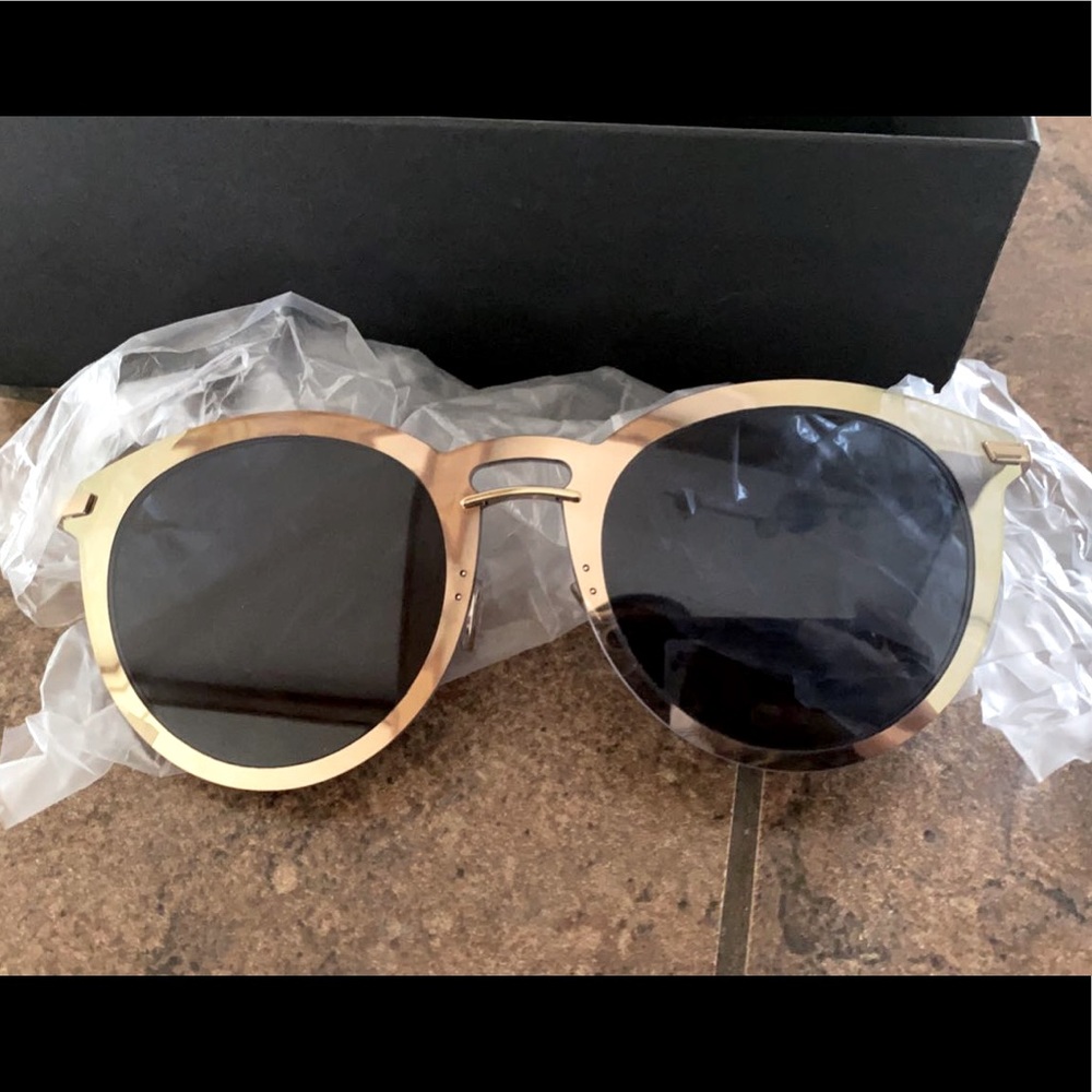 Christian Dior Gold Sunglasses